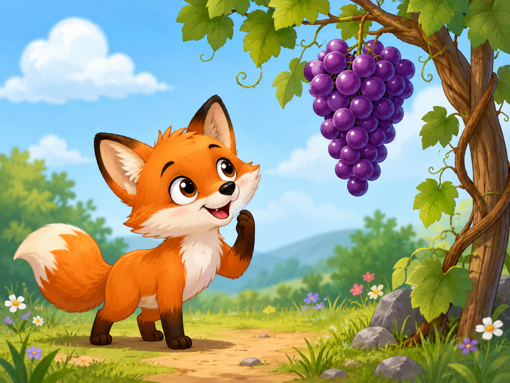 狐狸和葡萄 -The Fox and the&nbsp;Grapes