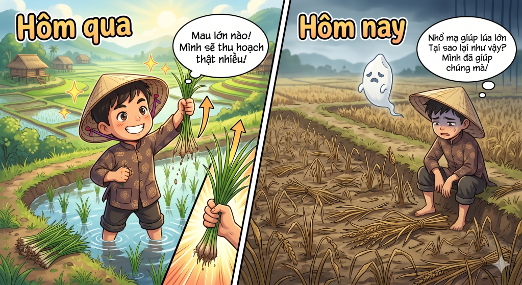 揠苗助长 – Pulling Seedlings to Help Them&nbsp;Grow